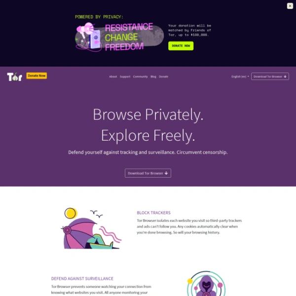 Tor Browser on freeporned.com