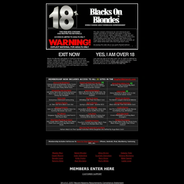 Blacks On Blondes on freeporned.com