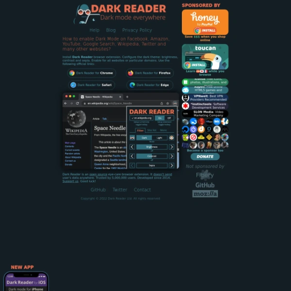 Dark Reader on freeporned.com