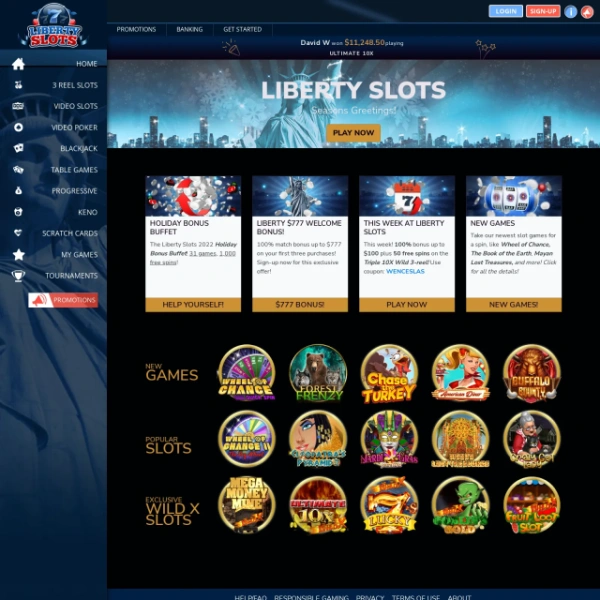 Liberty Slots Casino on freeporned.com