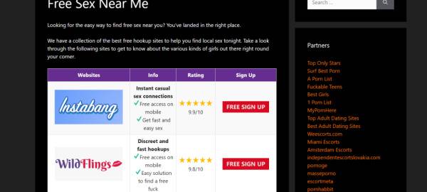 Free Sex Near Me on freeporned.com